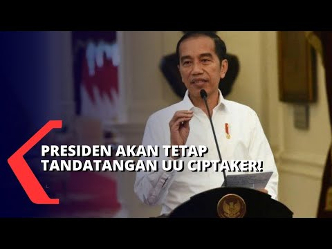 Hari Ini! Presiden Jokowi Rencananya akan Tetap Tandatangani UU Cipta Kerja