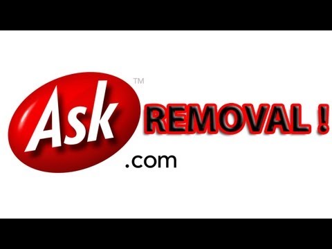 how to remove the ask toolbar