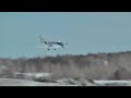 atterrissage d'urgence � l'a�roport r�gional de rouyn-noranda dimanche le 27 mars 2011. un challenger cl-600 (qu�bec 11 medevac) c-gcfg en provenance de kuuj...