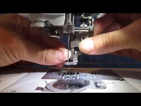 how to fit embroidery foot