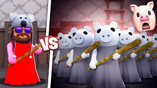 I Beat Roblox Piggy Solo Vs 10 Bots Minecraftvideos Tv