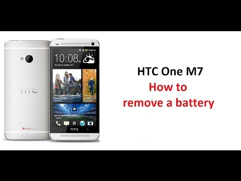 how to remove a battery from htc one v