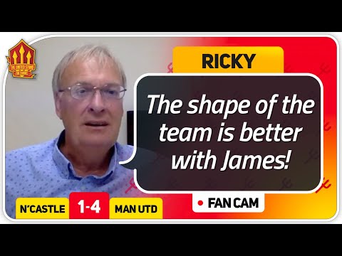 RICKY! Mata & Bruno SUPERB! Newcastle 1-4 Manchester United Fancam
