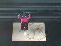 Laser-cutter in action!