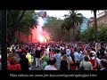 http://www.jim-box.com/sportingdegijon.htm La afición del Sporting de Gijón celebra el ascenso del equipo a primera division. Este es uno de los momentos cumbre en la fuente de Begoña.