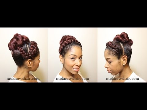Braided Crown Bun