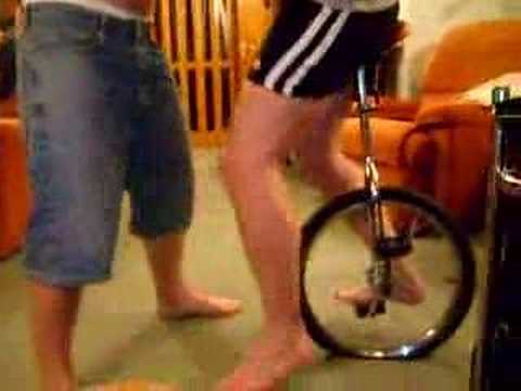 Dickie on Unicycle