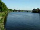 MAASTRICHT - Historical remains vs. State of the Art bridge