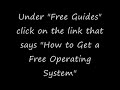 How to Get a Free Operating System How to Get a Free Operating System