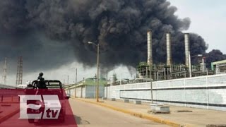 El director general de Protección Civil de la Secretaría de Gobernación, descartó que tras la explosión ocurrida en un complejo petroquímico en Coatzacoalcos, Veracruz, exista contaminación
