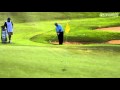 2010-01-09 | Shot of the Day: Angel Cabrera chips in at Kapalua ~> 2009 Masters champion Angel Cabrera chips in for birdie on the par-3 11th hole during the opening round of the 2010 SBS Championship. For more ...  (<span>0:)