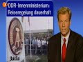 DDR citizens storm the German - German border - heute. DDR citizens storm the German - German border - heute.