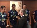 Governador Antonio Anastasia recebe campeões do Vôlei