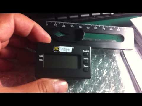 how to use rc logger pitch gauge