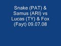 Snake & Samus vs Lucas & Fox