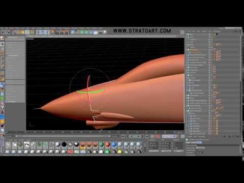 F-14 Cinema 4D build WIP1