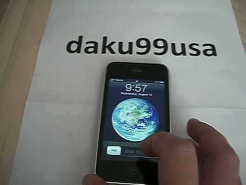 iPhone 3GS in action with amazing theme