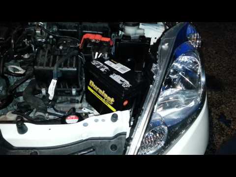 how to fit a car battery