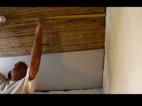 how to patch lath and plaster ceiling