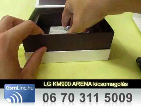 LG KM900 ARENA teszt vide�