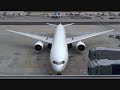 Emirates Boeing 777-300ER pushback and take-off at Frankfurt Airport