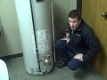 Leaking hot water tank