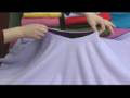 No-Sew Fleece Ponchos : Cutting Slits Around Neck Hole for a Reversible Poncho