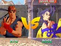 me playing street fighter zero alpha 2: survival mode