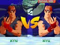 me playing street fighter zero alpha 2: survival mode