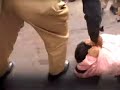 Police brutally beating a geo's journalist doing protest against PEMRA ORDINANCE in Karachi Press Club regarding geo's transmition cut off...
