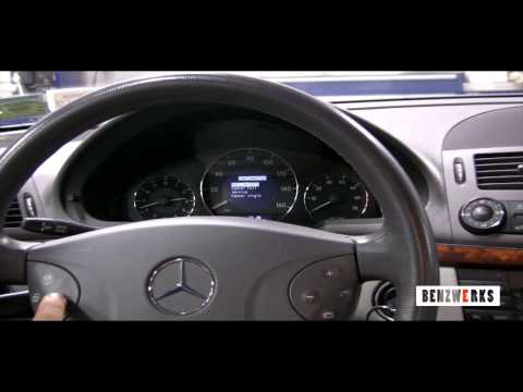 how to reset mercedes service light