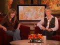 ellen sent her new production assistant, jeannie klisiewicz, to the red carpet of the 2008 cmas to talk with the stars.

- miley cyrus
- darius rucker
- james otto
- kid rock
- jewel
- taylor swift
- reba mcentire
- rodney atkins
- jack ingram
- trace adkins
- emerson drive
