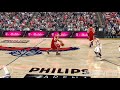 NBA Live 2010 Tracy McGrady Dunk on Josh Smith