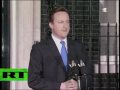 Conservative leader David Cameron has become Britain's youngest Prime Minister in almost 200 years, after Gordon Brown resigned ending 13 years of Labour government. New PM Cameron has pledged to form coalition with liberal democrats. It would be UK's first coalition government since World War 2.