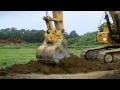 Cat® 326F Hydraulic Excavator at Work Fine Grading