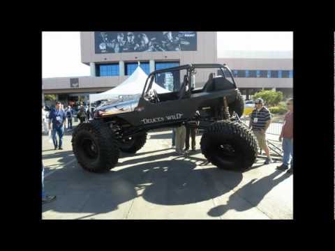 Jeep Wrangler with Rockwell axles and rear steering SEMA 2011