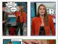 Morgan Webb christmas claveage