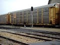 BNSF #4337 Leads Autotrain South, Ex. ATSF GP60, Joliet IL