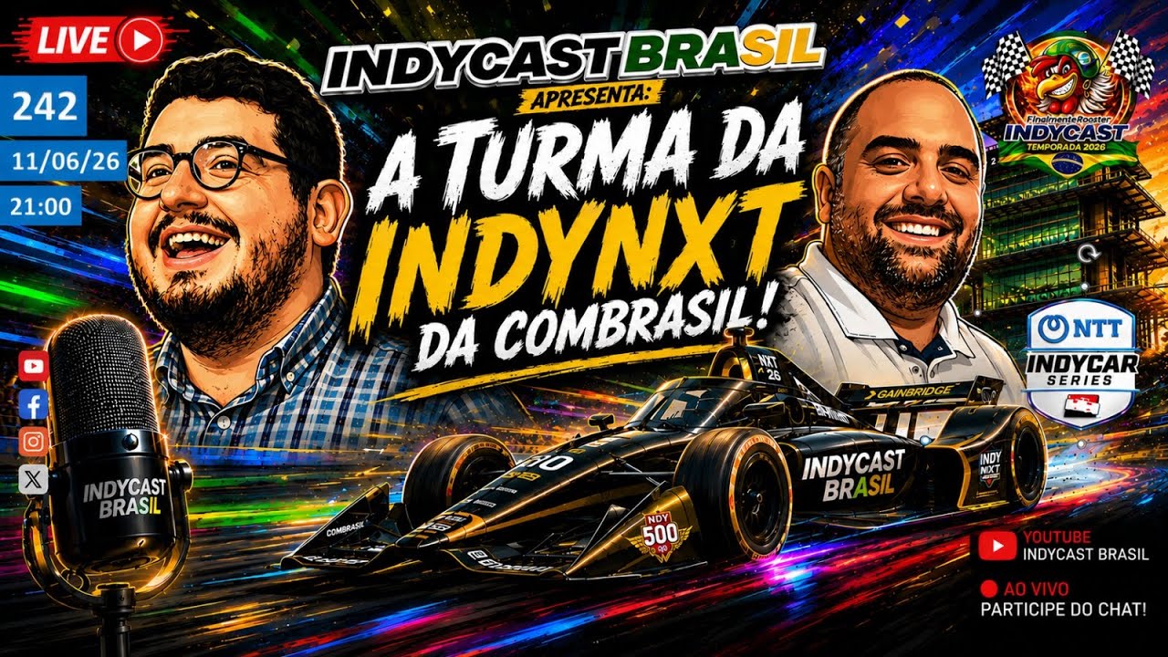 IndyCast Brasil #242 #Especial #IndyNXT #ComBrasil - A Turma da IndyNXT