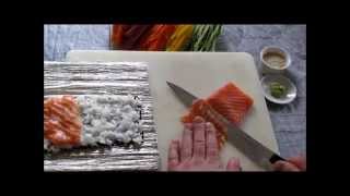 Uramaki Sushi Salmon
