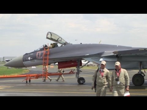 Russia's - June 18 (Bloomberg) -- The Sukhoi 35 is a beautiful beast with a deadly instinct. The Russian fighter jet made its international debut at the Paris Air Show ...