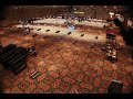 APA tournament room setup in time lapse