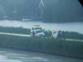 Bliksem inslag bij de molens in Kinderdijk
