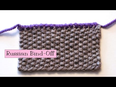 how to bind off knitting