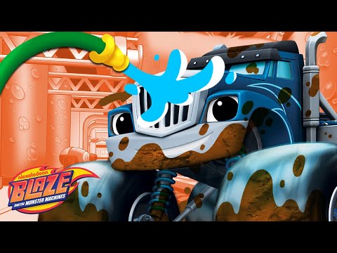 Car Wash Surprise #3 w/ the Monster Machines! | Blaze and the Monster Machines