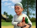 in this episode, the grandmother is trying to convince upin and ipin that fasting is an obligation that will be rewarded by allah with enlightenment after life. it is the trend now that parent rewards their children with money for fasting instead of making them understand that fasting is a religious obligation. the episode will also be spice up with comical scenes of the boys preparing for raya in a true malaysian style.