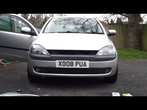 how to fit corsa c grill