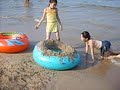 A floating sandcastle A floating sandcastle
