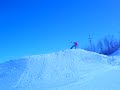 Snowboarding - Girl Doing a Trick
