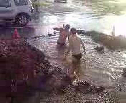 Pothole Swimming